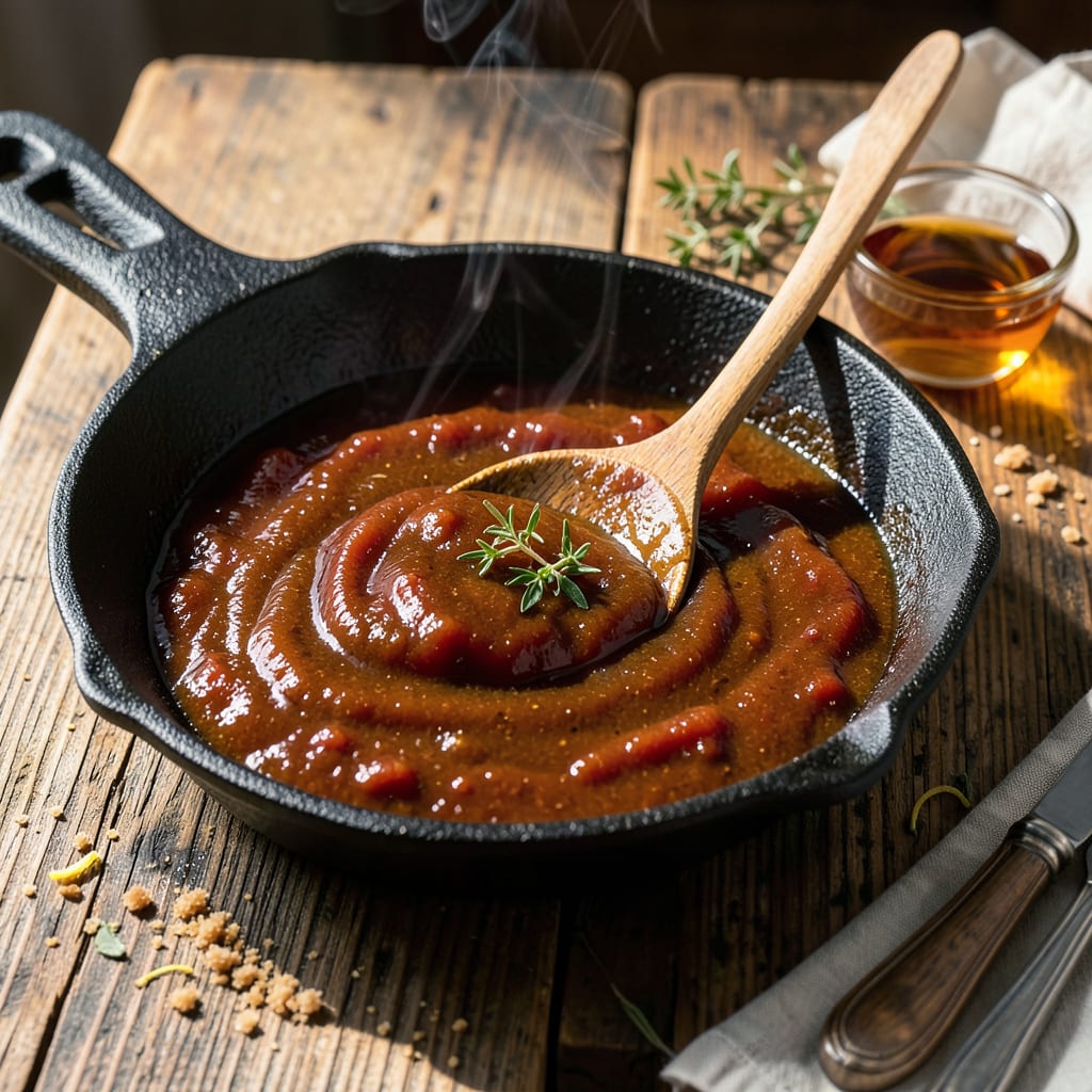 Visual representation of Jack Daniels BBQ Sauce Recipe: Smoky Sweet Glaze for Grilling Season