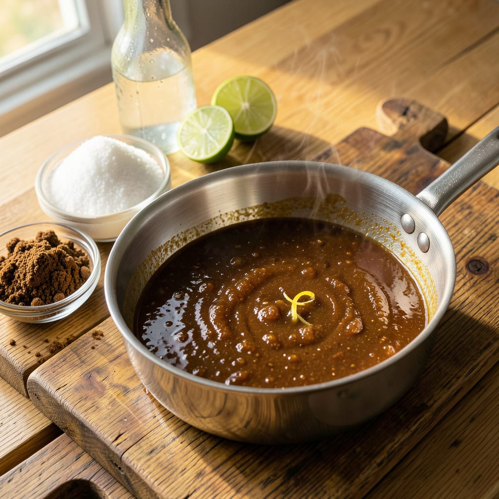 Comprehensive Jamaican Browning Sauce Recipe: Rich Caramel Depth for Jerk and Stews visual reference