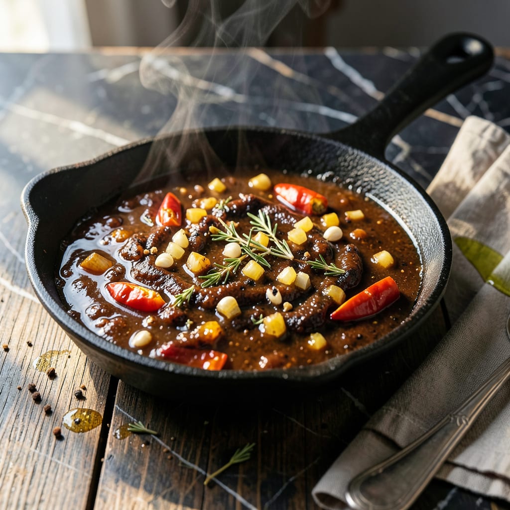 Jerk Barbecue Sauce Recipe: Fiery Caribbean Flavor in Every Drop illustration with key details
