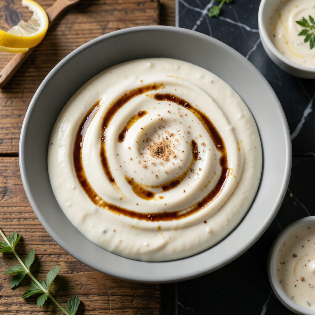 Jim 'N Nicks White Sauce Recipe: Alabama Style Creamy Tang with a Kick example with annotations