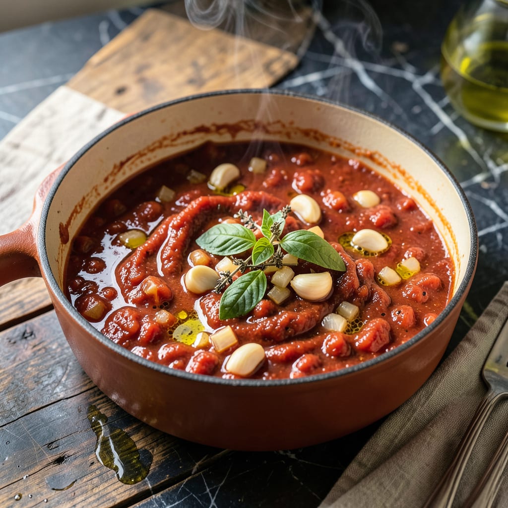 Comprehensive Jim's Spaghetti Sauce Recipe: Rich Tomato Depth With Herbs visual reference