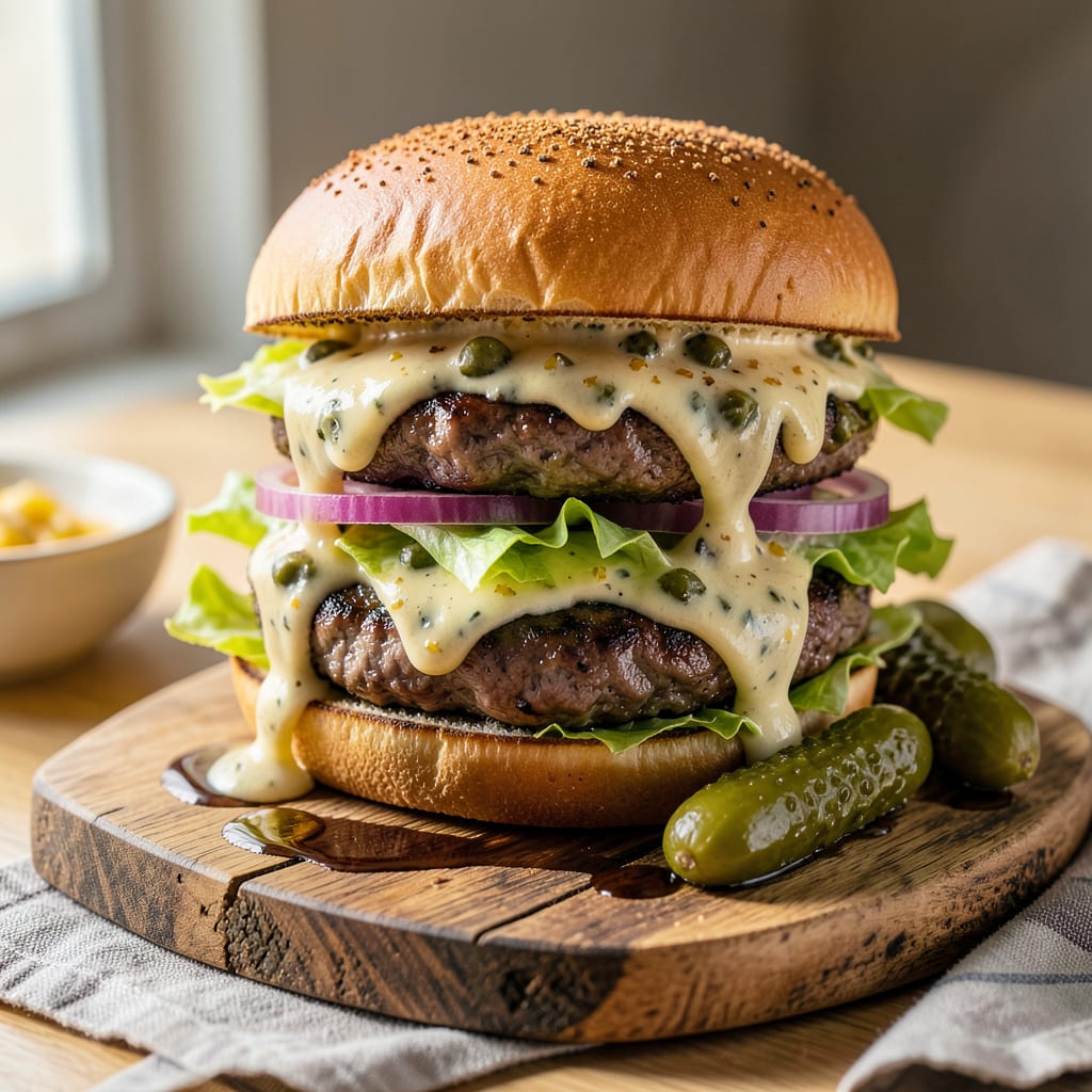 Kewpee Olive Burger Sauce Recipe: Tangy Secret to Michigan’s Famous Drip Burger detailed visual guide