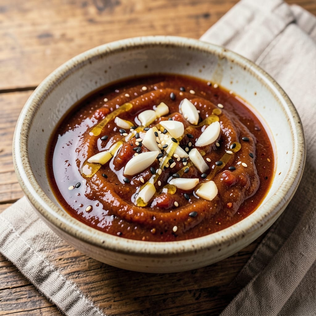 Korean BBQ Dipping Sauce Recipe: Sweet, Spicy, and Umami Packed Perfection example with annotations