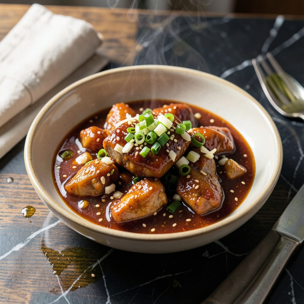 Korean Spicy Chicken Sauce Recipe: Bold Gochujang Glaze With Garlicky Depth example with annotations