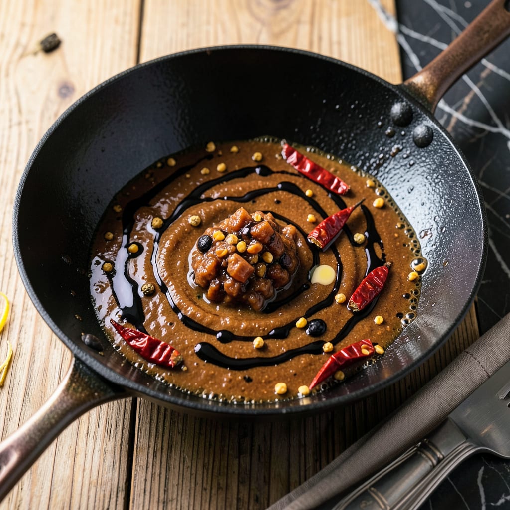 Kung Pao Sauce Recipe: Spicy Sweet Glaze With Crunchy Sichuan Peppercorns illustration with key details