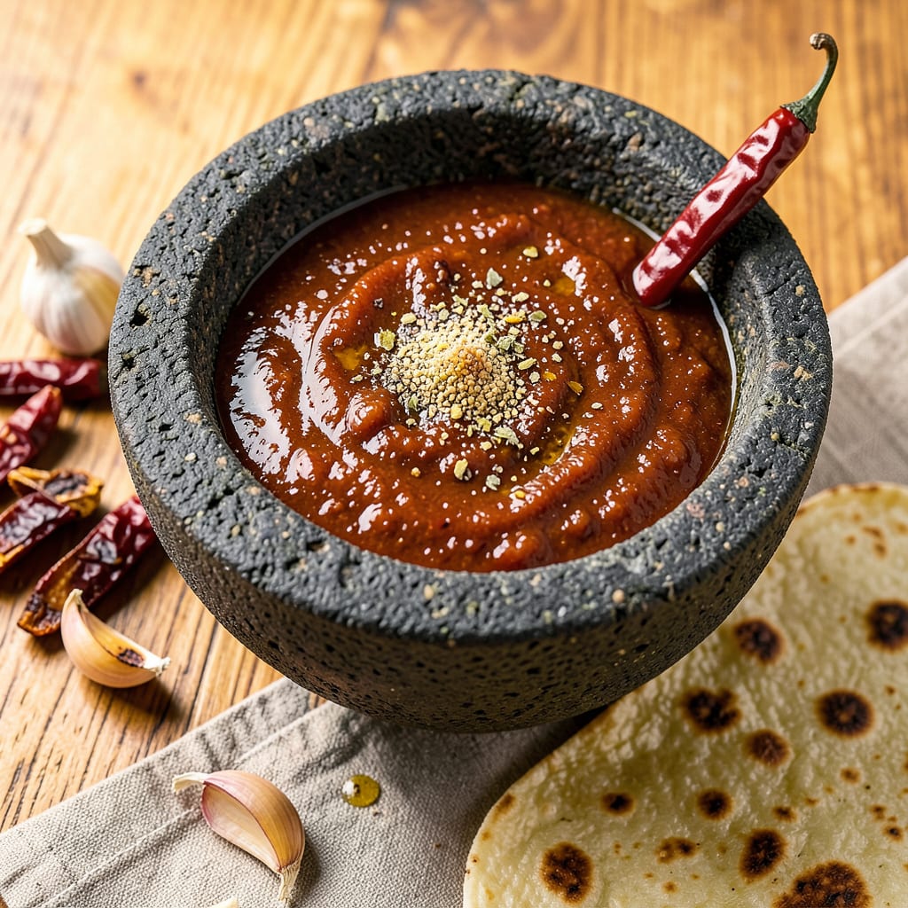 las palmas red enchilada sauce recipe illustration with key details