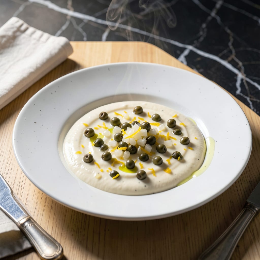 Lemon Butter Caper Sauce Recipe: Tangy Briny Elegance for Seafood example with annotations