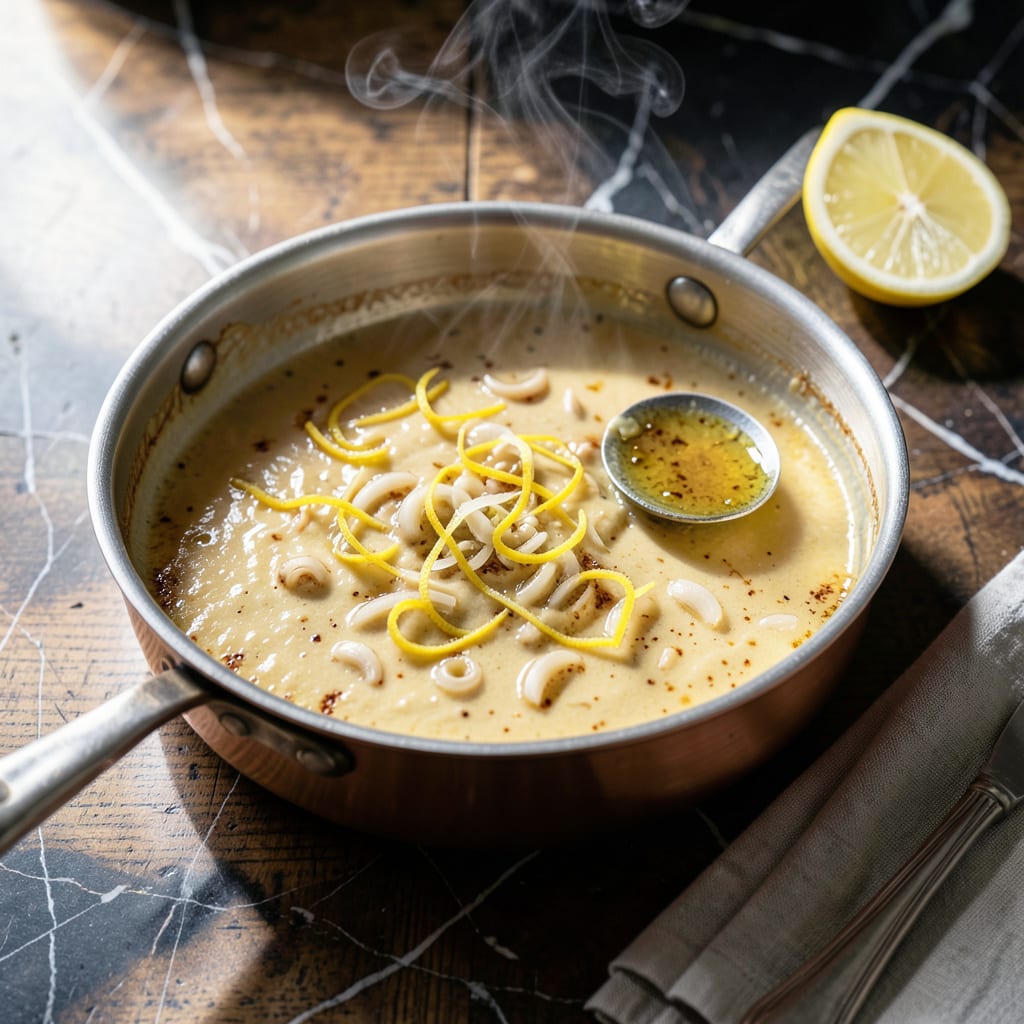 Comprehensive Lemon Chardonnay Butter Sauce Recipe: Silky White Wine Elegance visual reference