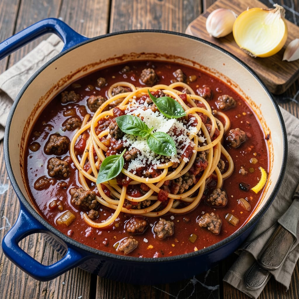 Complete louis spaghetti sauce recipe overview image