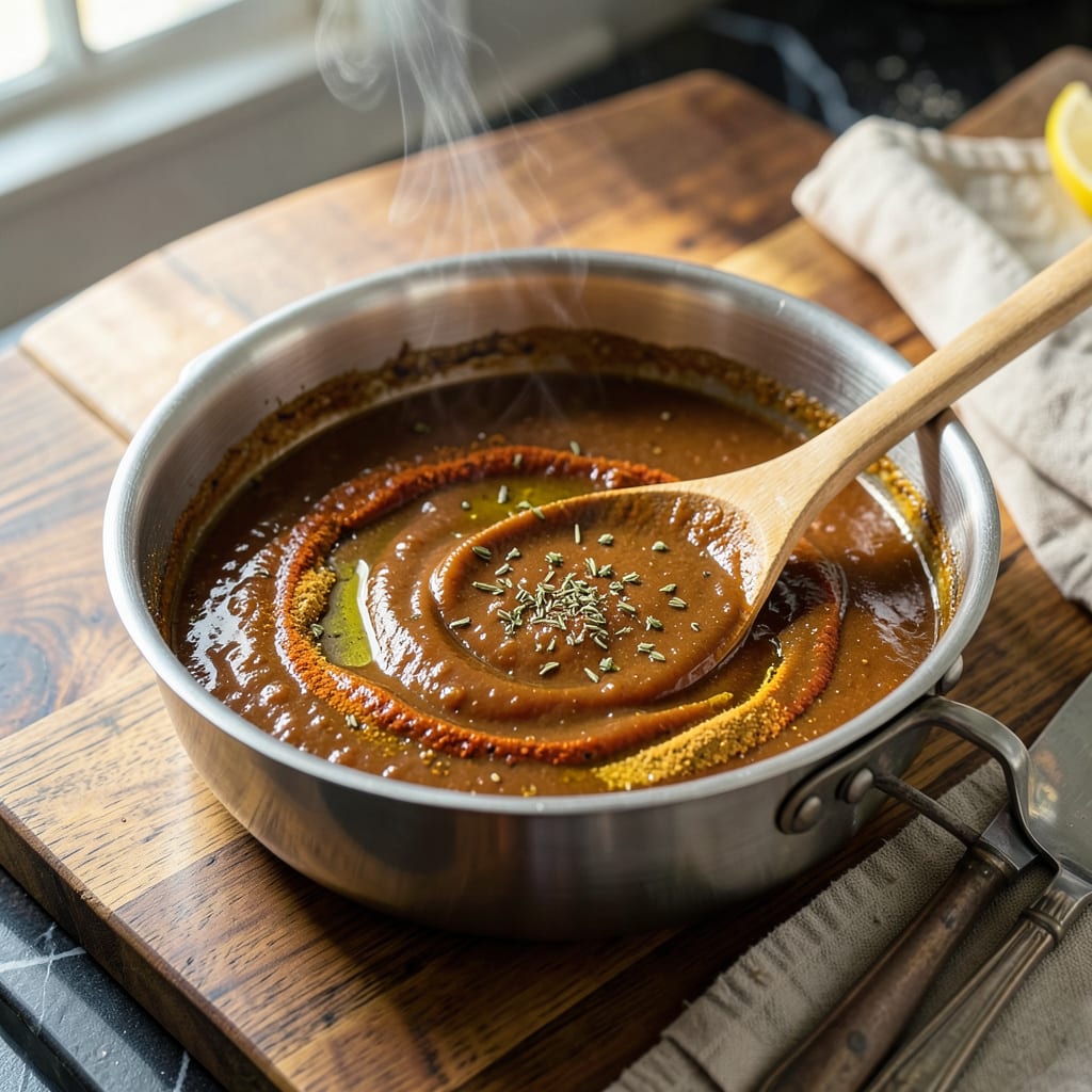 Visual representation of Macayo's Enchilada Sauce Recipe: Restaurant Style Richness in Minutes