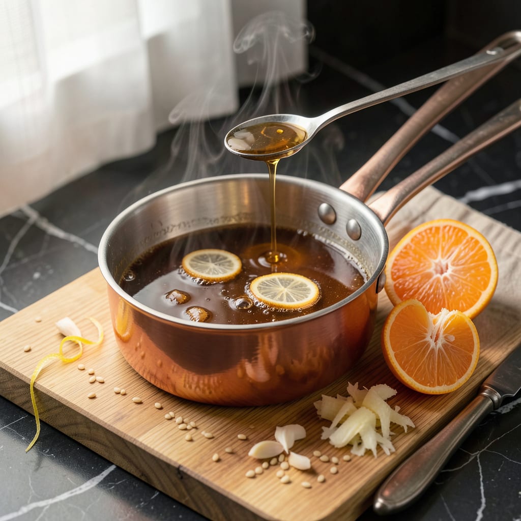 Complete mandarin sauce recipe overview image