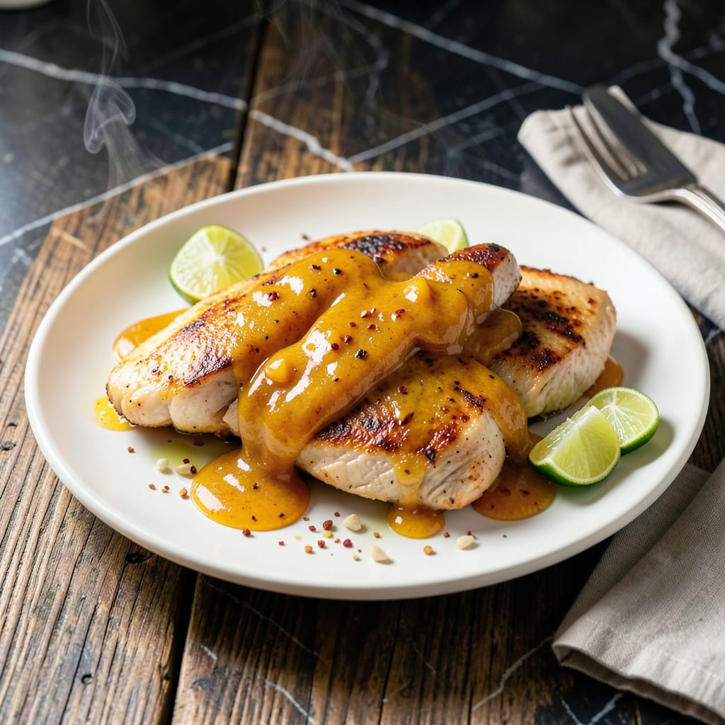 Mango Sauce Recipe for Chicken: Tropical Glaze With Sweet Heat example with annotations