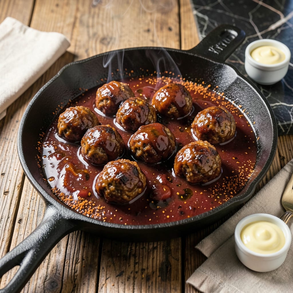 Comprehensive Meatball BBQ Sauce Recipe: Rich and Tangy Simmered Glaze visual reference