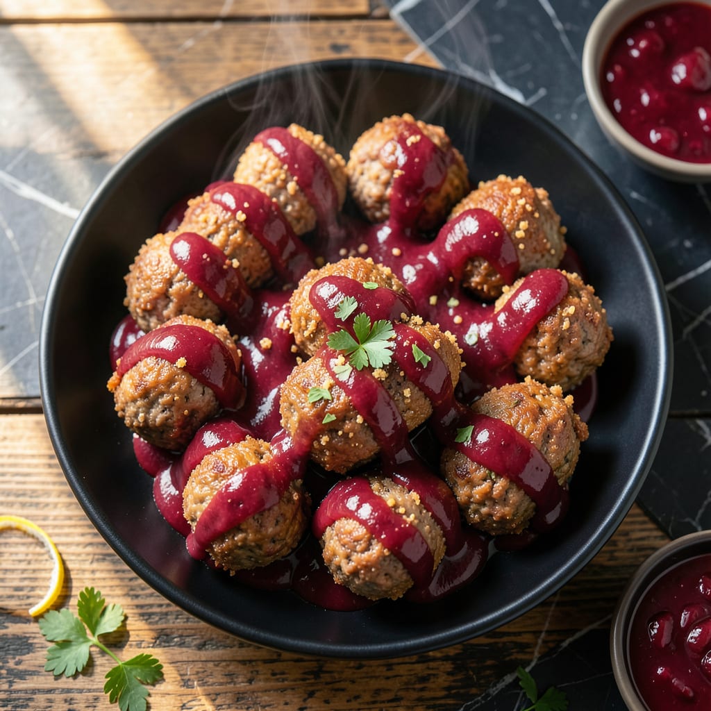 Comprehensive Meatball Recipe With Chili Sauce and Cranberry Sauce: Sweet and Tangy Holiday Twist visual reference