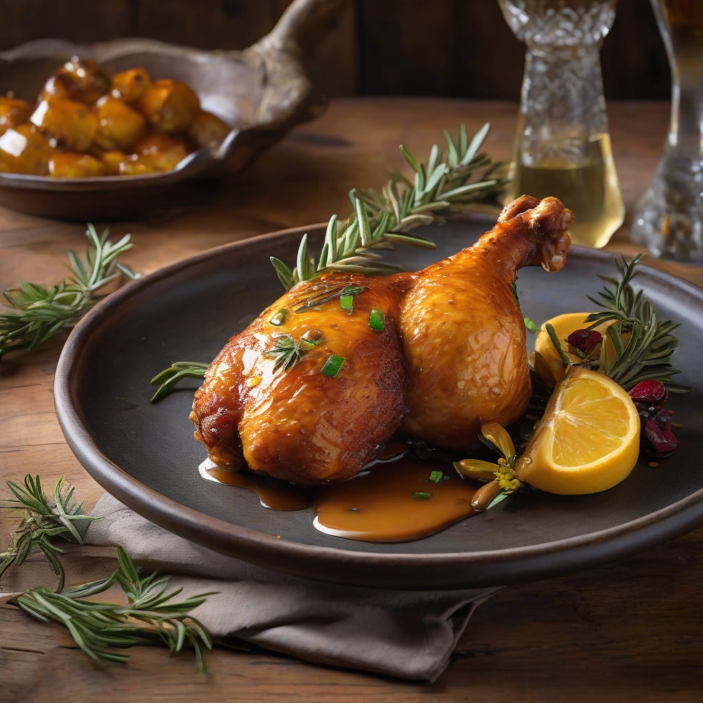 Medieval Times Chicken Leg: Castle Worthy Roasted Perfection example with annotations