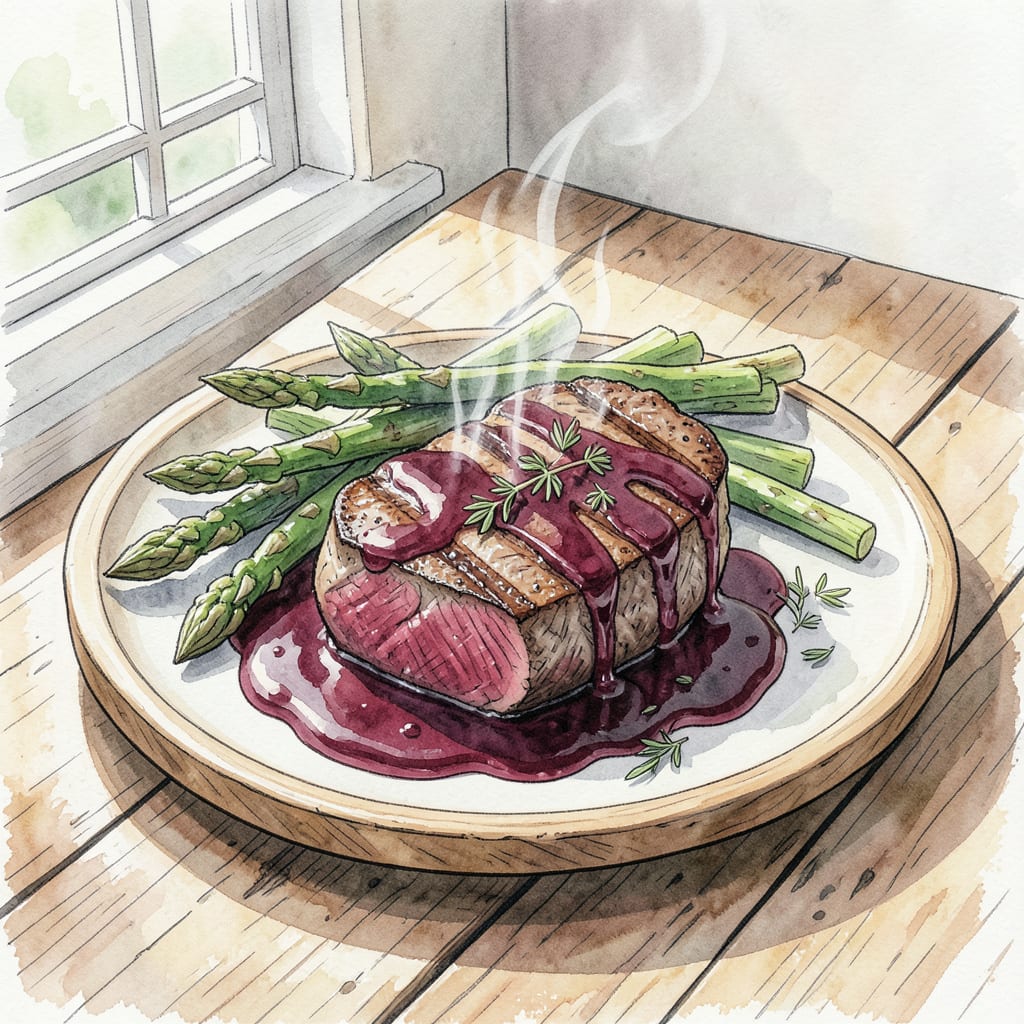 Complete merlot sauce recipe overview image