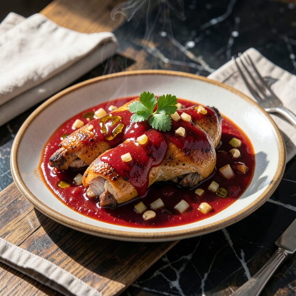 Visual representation of Mexican Chicken in Red Sauce Recipe: Smoky Chipotle and Tomato Depth