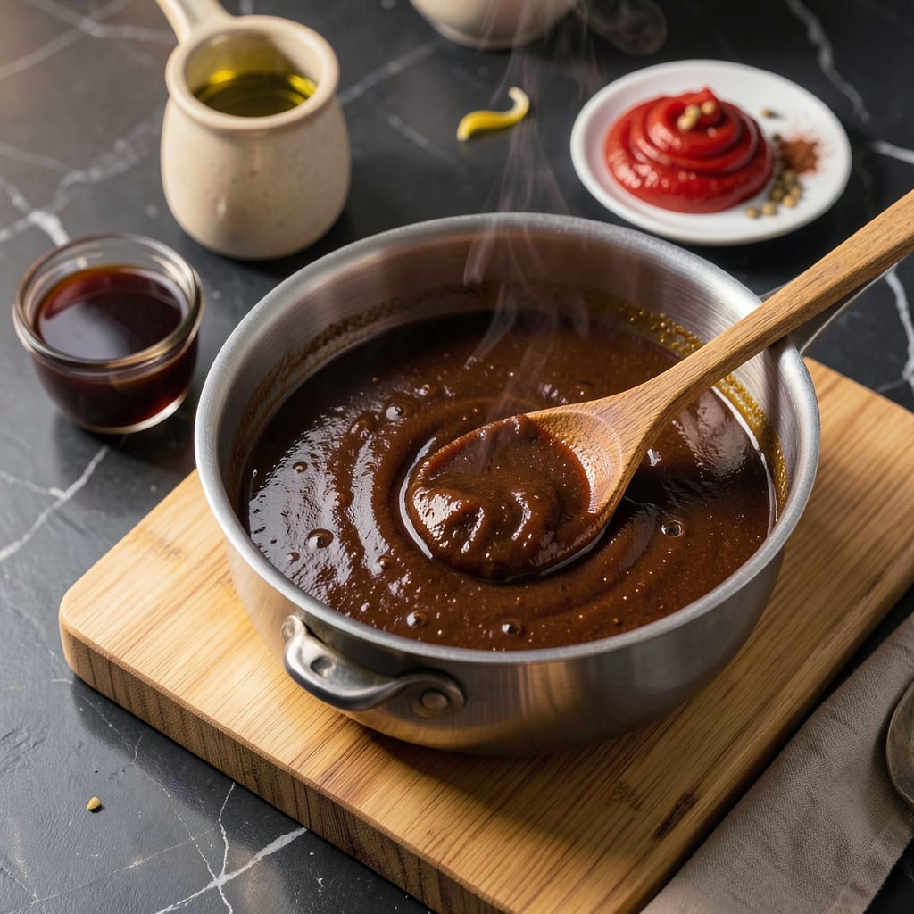 Visual representation of Molasses BBQ Sauce Recipe: Rich, Smoky Sweetness for Grilling Season