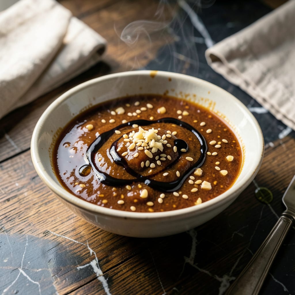 Visual representation of Mongolian Garlic Sauce Recipe: Bold Umami Depth for Stir Fry Nights