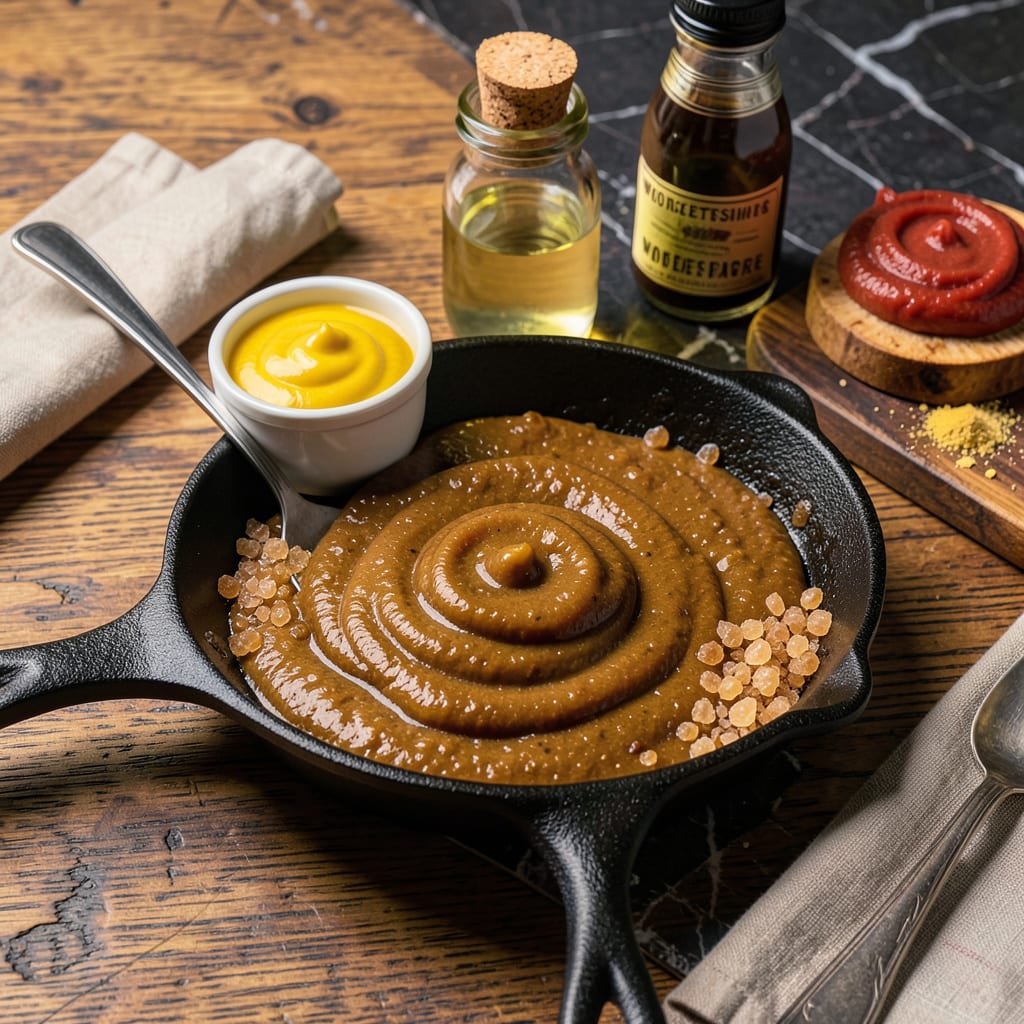 Visual representation of Mustard BBQ Sauce Recipe: Tangy Sweet Glaze for Grilling Season