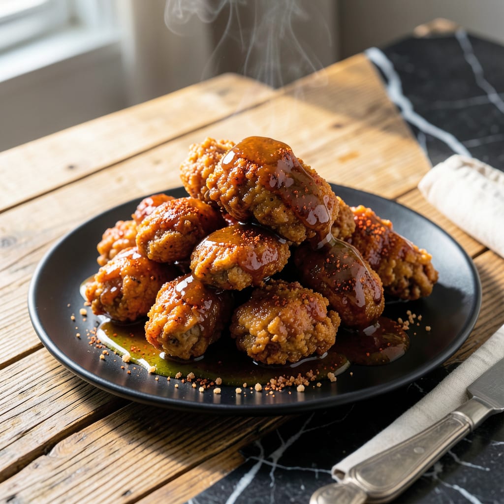 Nashville Chicken Sauce Recipe: Spicy Cayenne Infused Heat example with annotations