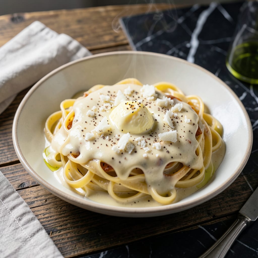 OG Alfredo Sauce Recipe: Authentic Roman Creaminess Without Heavy Cream illustration with key details