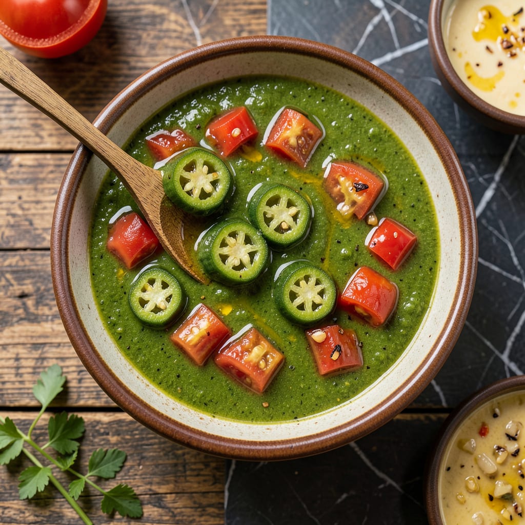 Okra Sauce Recipe: Rich, Velvety West African Stew Base illustration with key details