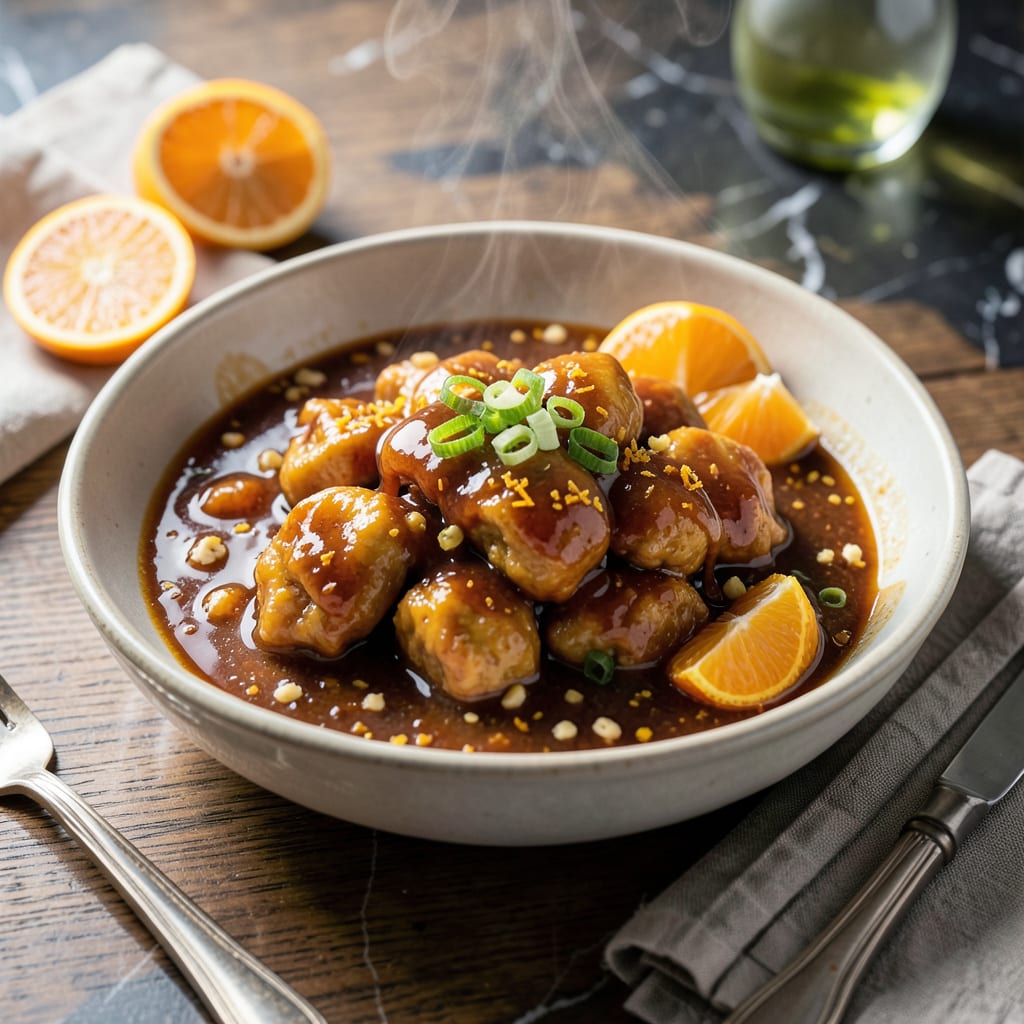 Orange Chicken Stir Fry Sauce Recipe: Sweet and Tangy Restaurant Style Glaze example with annotations