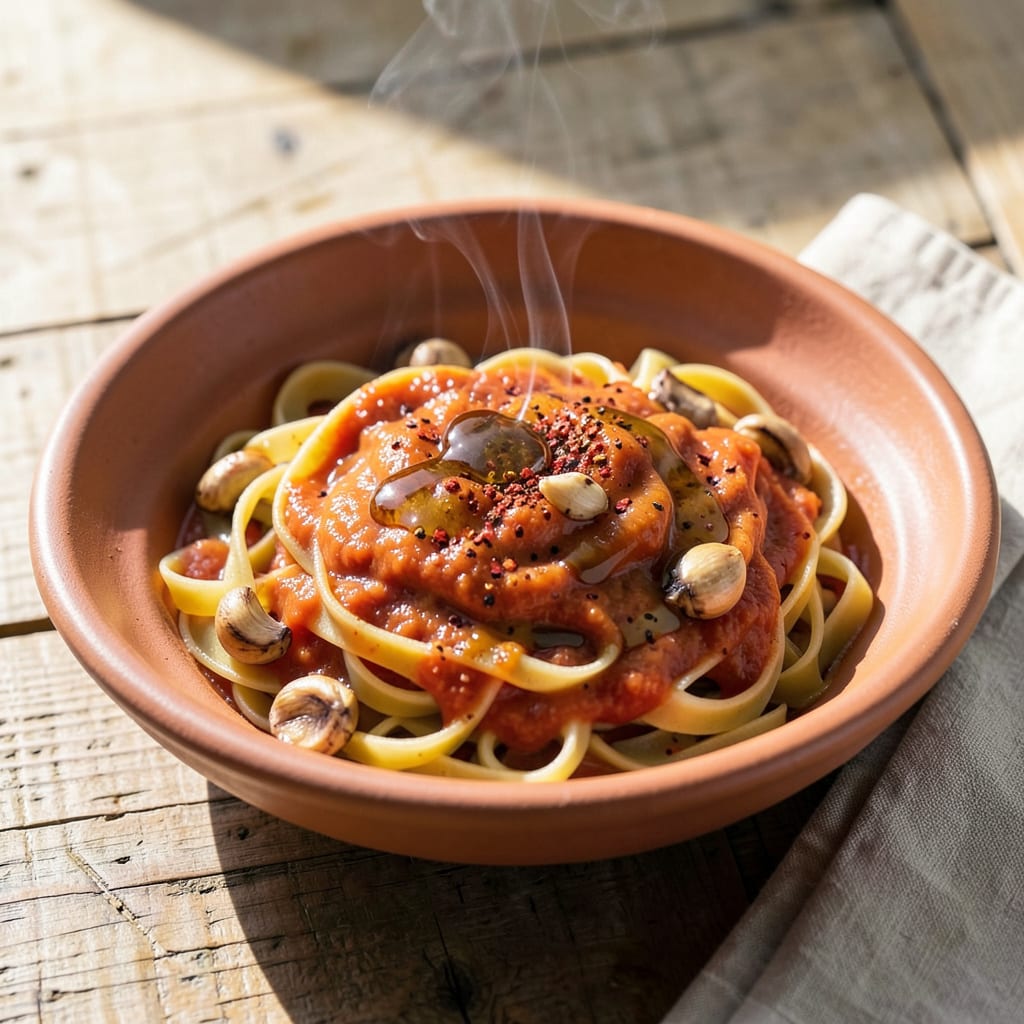 Complete orange italian sauce overview image