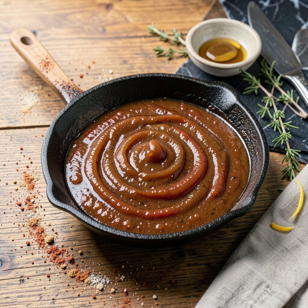 Complete paleo bbq sauce recipe overview image