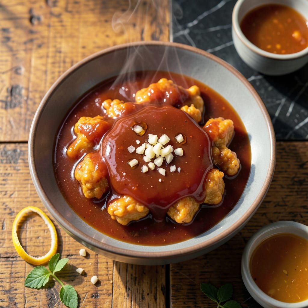 Panda Express Orange Chicken Sauce Recipe: Tangy Citrus Glaze With a Sweet Kick illustration with key details
