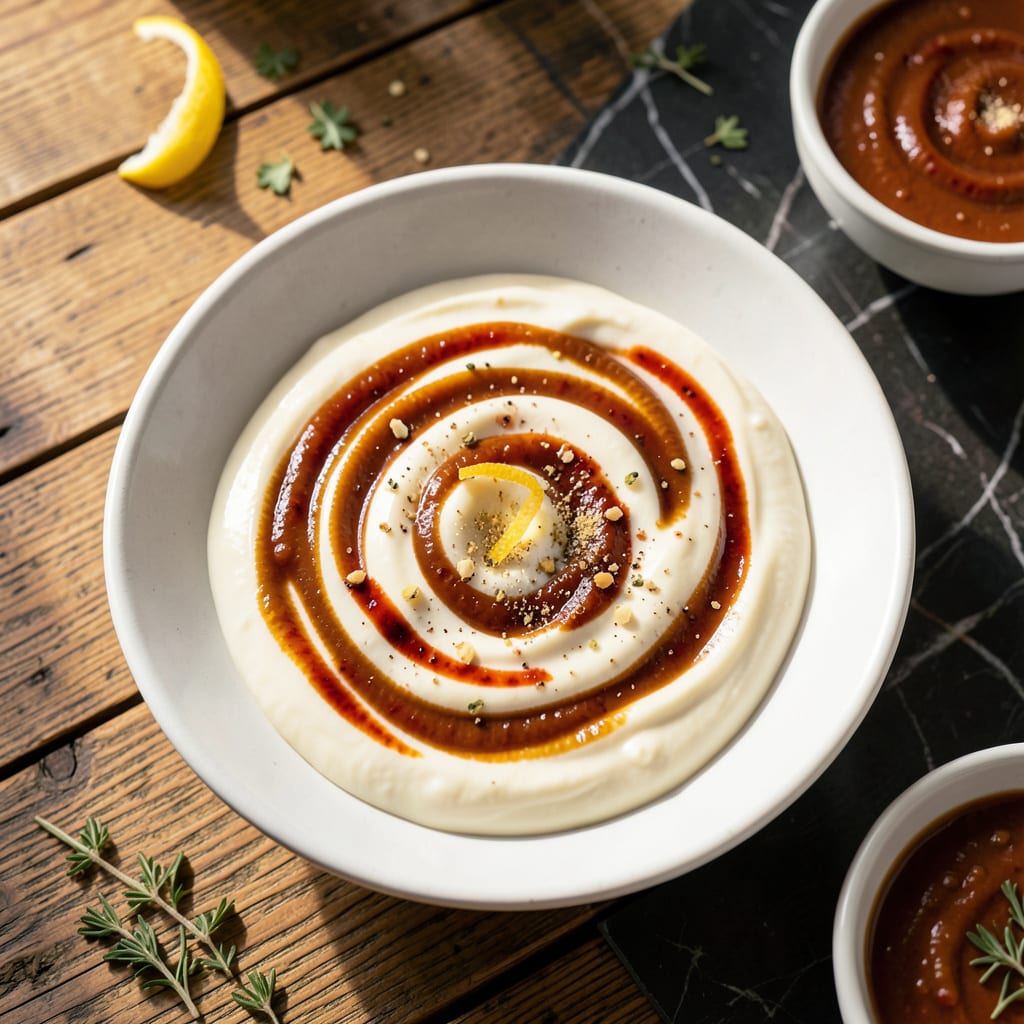 Panera Bravo Sauce Recipe: Spicy Tomato Cream Blend example with annotations