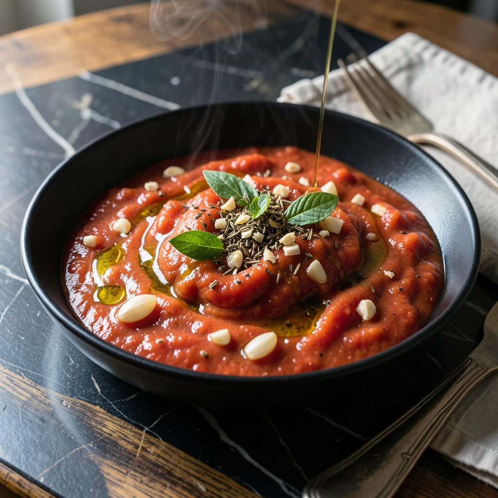 Visual representation of Pasta Sauce Recipe Using Tomato Sauce: Rich Italian Flavor in Minutes