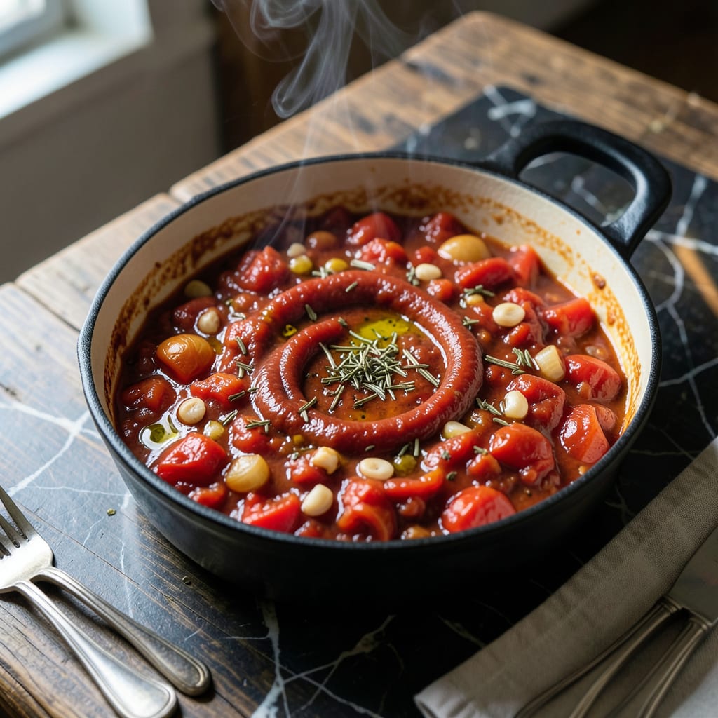 Visual representation of Pasta Sauce Recipe With Tomato Sauce: Rich and Velvety Simmered Goodness