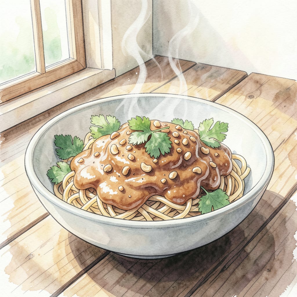 Peanut Sauce Recipe with Coconut Milk: Creamy Thai Inspired Delight illustration with key details