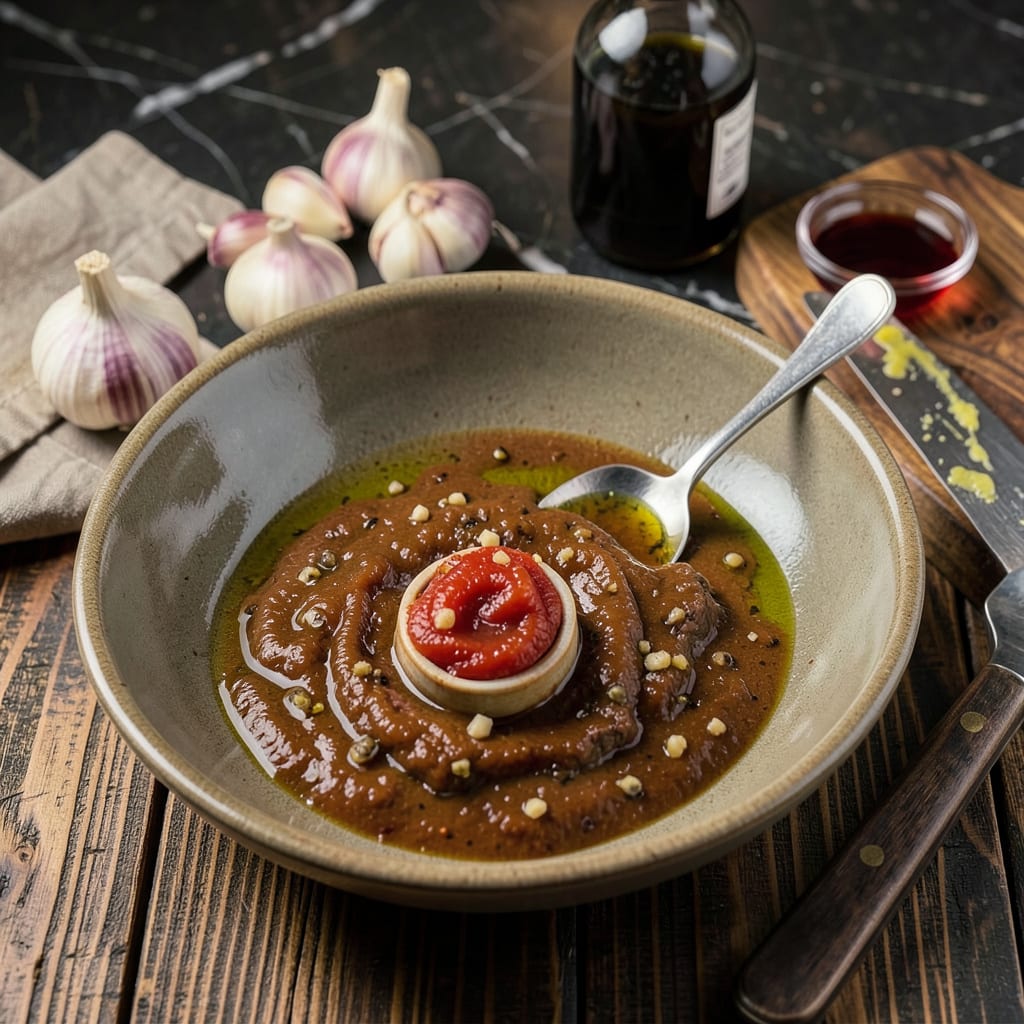 Visual representation of peter luger steak sauce recipe
