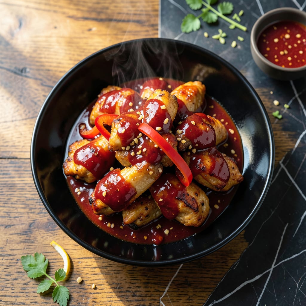 PF Chang's Sweet Chili Sauce Chicken Recipe: Copycat Restaurant Flavor at Home illustration with key details