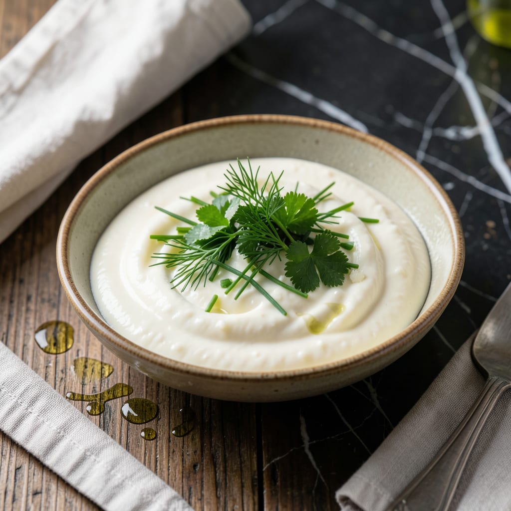 Complete Pierogi Dipping Sauce Recipe: Creamy Garlic Herb Infusion overview image
