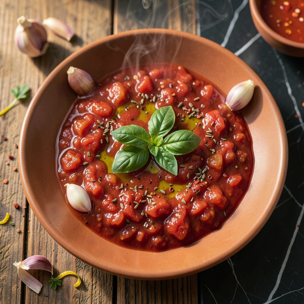 Pizza Sauce Recipe: Bold Tomato Base for Perfect Homemade Pies illustration with key details