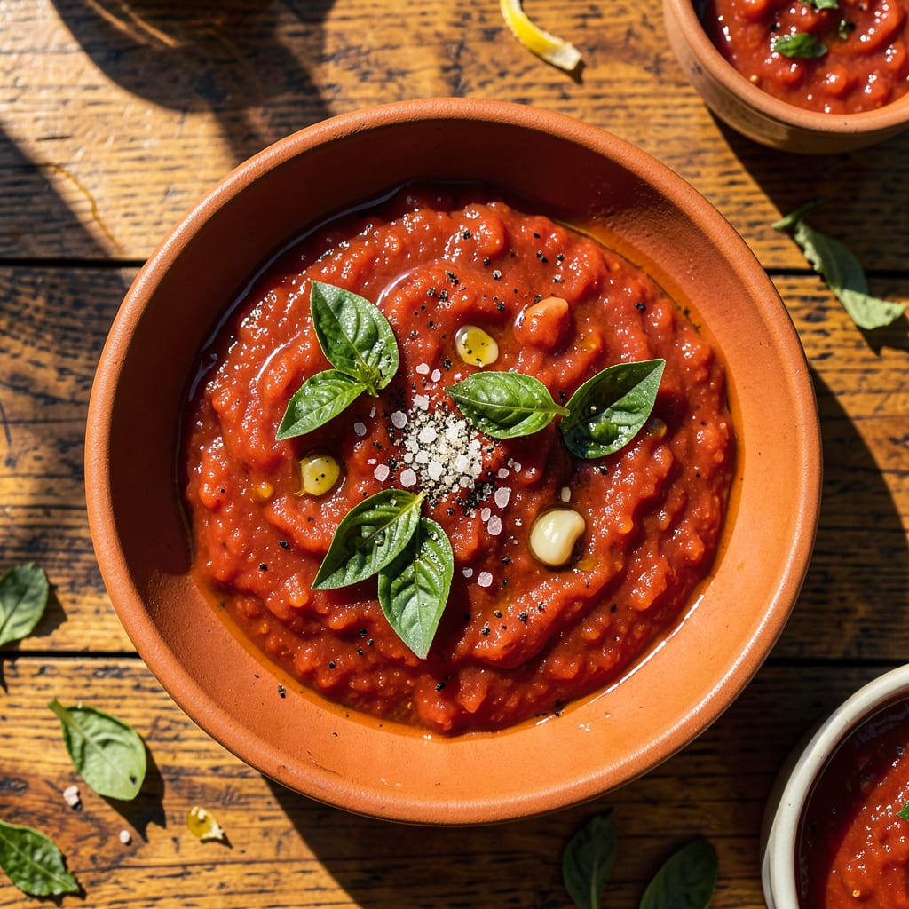 Visual representation of Pizza Sauce Recipe With Fresh Tomatoes: Bright and Zesty Homemade Base