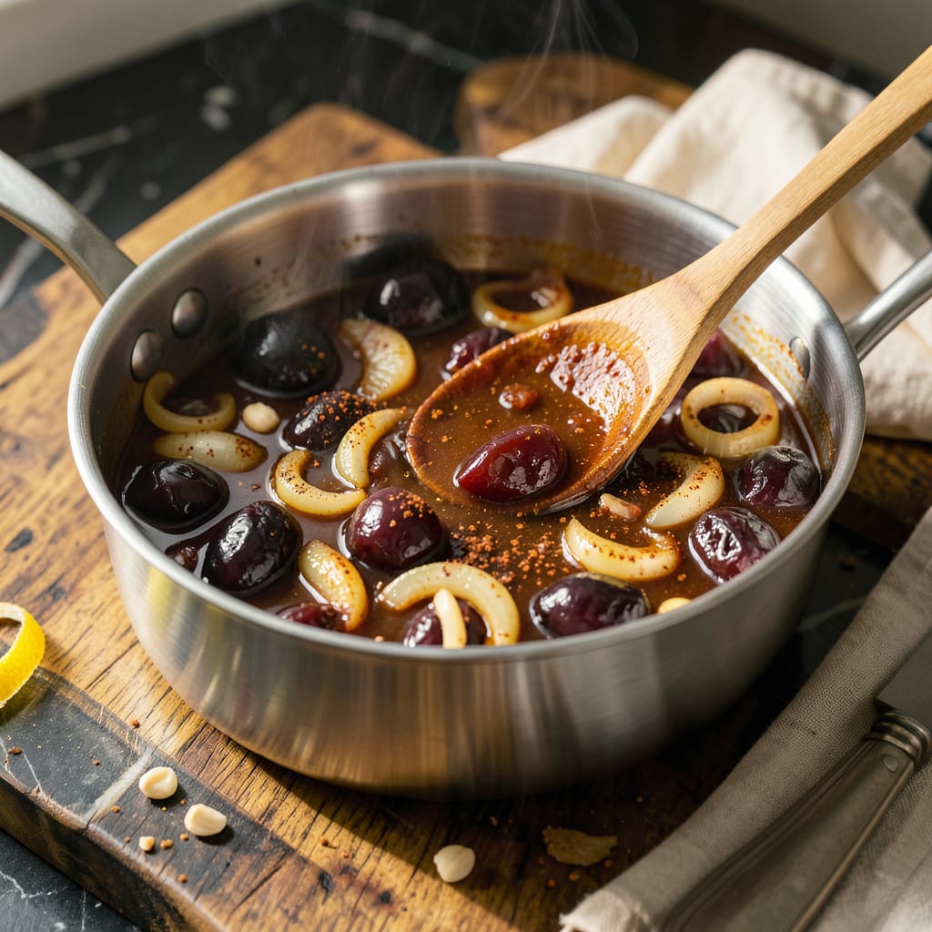 Comprehensive plum bbq sauce recipe visual reference