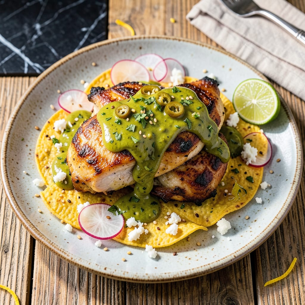 Visual representation of pollo regio green sauce recipe
