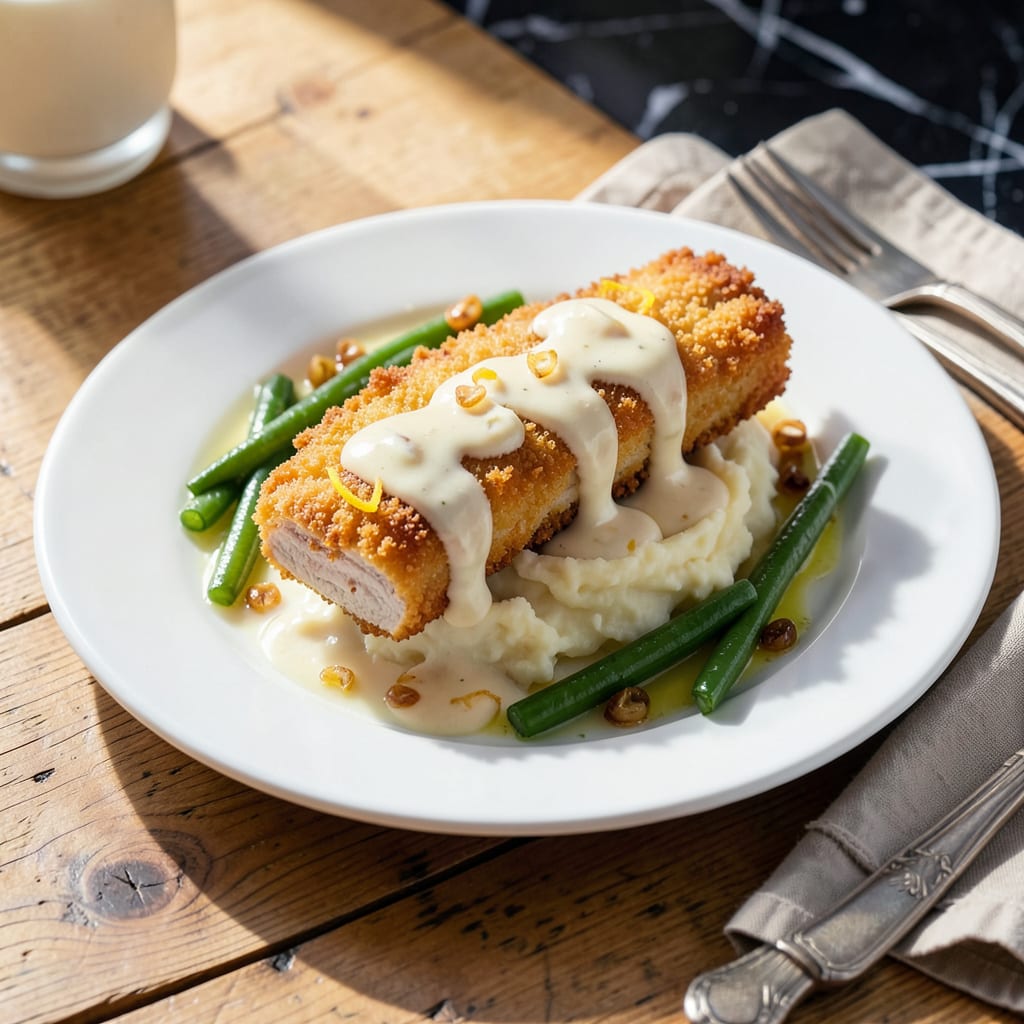 pork schnitzel sauce recipe detailed visual guide