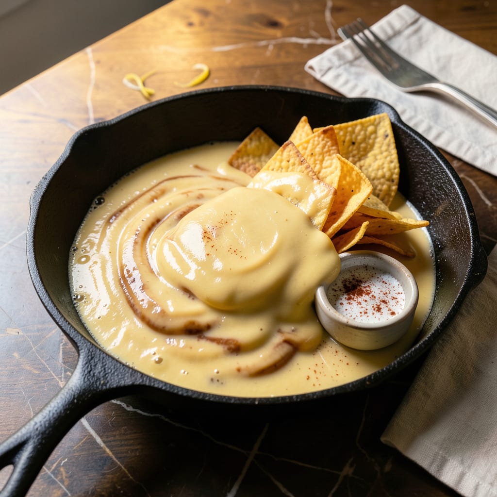 Portillo's Cheese Sauce Recipe: Velvety Smooth Copycat for Nachos illustration with key details