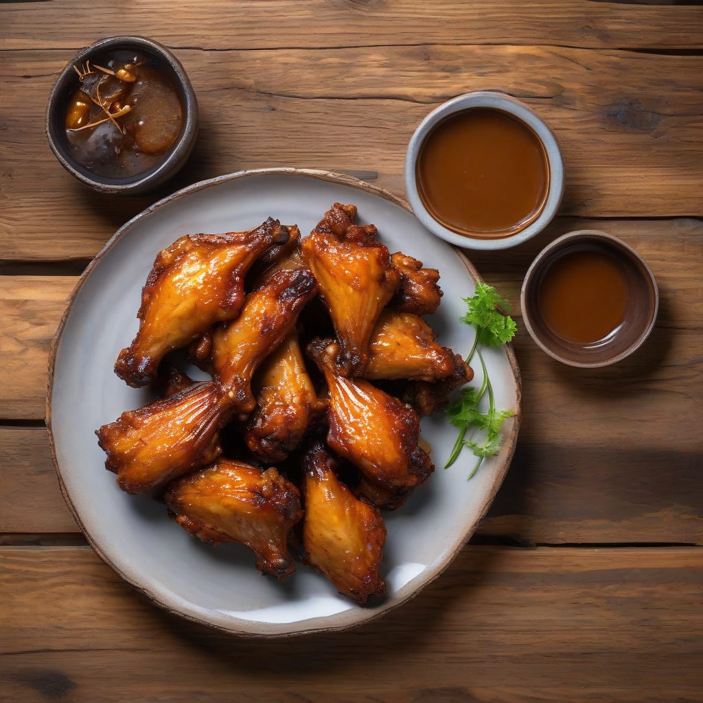 Recipe for Baked Chicken Wings: Crispy Perfection Every Time illustration with key details