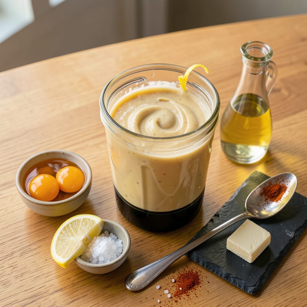 Comprehensive **Recipe for Blender Hollandaise Sauce: Silky Emulsion in 2 Minutes** visual reference