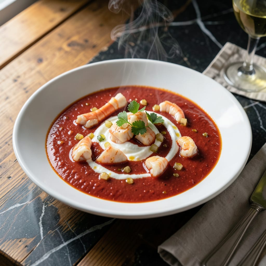 Red Crab Sauce Recipe: Rich Seafood Flavor for Pasta Night example with annotations