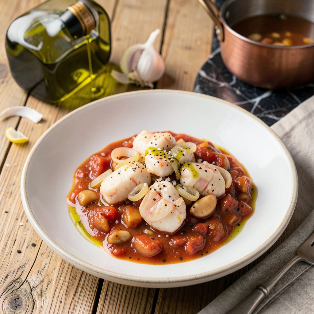 Visual representation of Red Crab Sauce Recipe: Rich, Seafood Infused Simmer for Pasta Night
