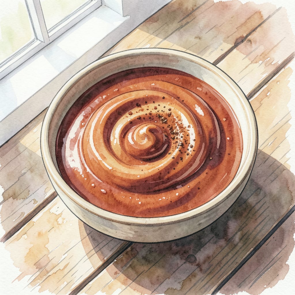 Red Robin Buzz Sauce Recipe: Smoky Burger Sauce Duplicate illustration with key details