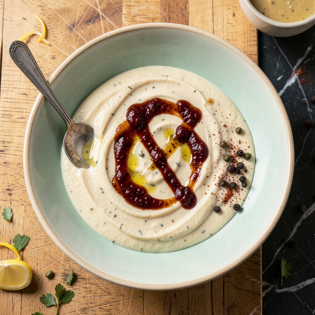 Visual representation of remoulade sauce recipe